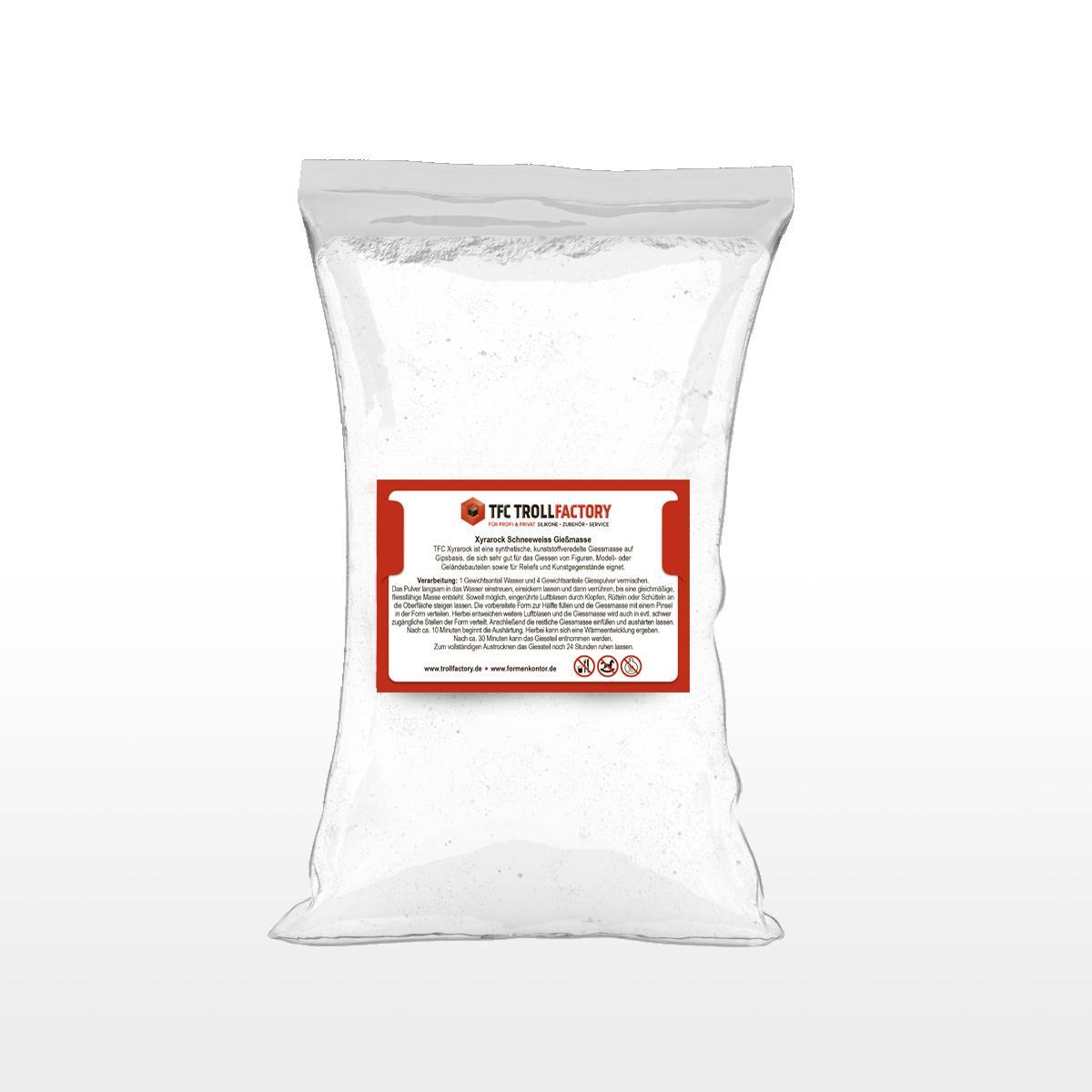 TFC Xyrarock schneeweiss Giessmasse 4:1 INSGESAMT 25KG TOP 1A ++