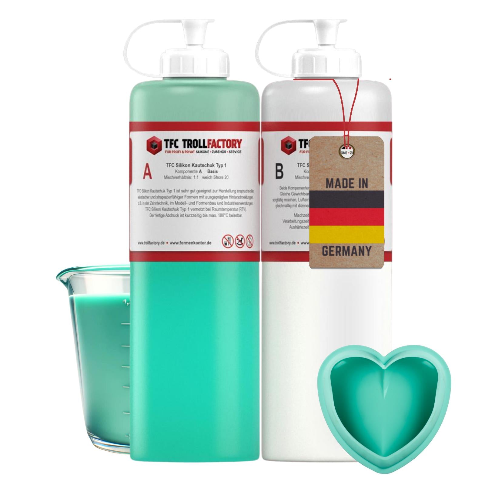 TFC Silikon Kautschuk Typ 1 Abformsilikon weich 1:1 NV Troll Factory RTV BESTSELLER 2024