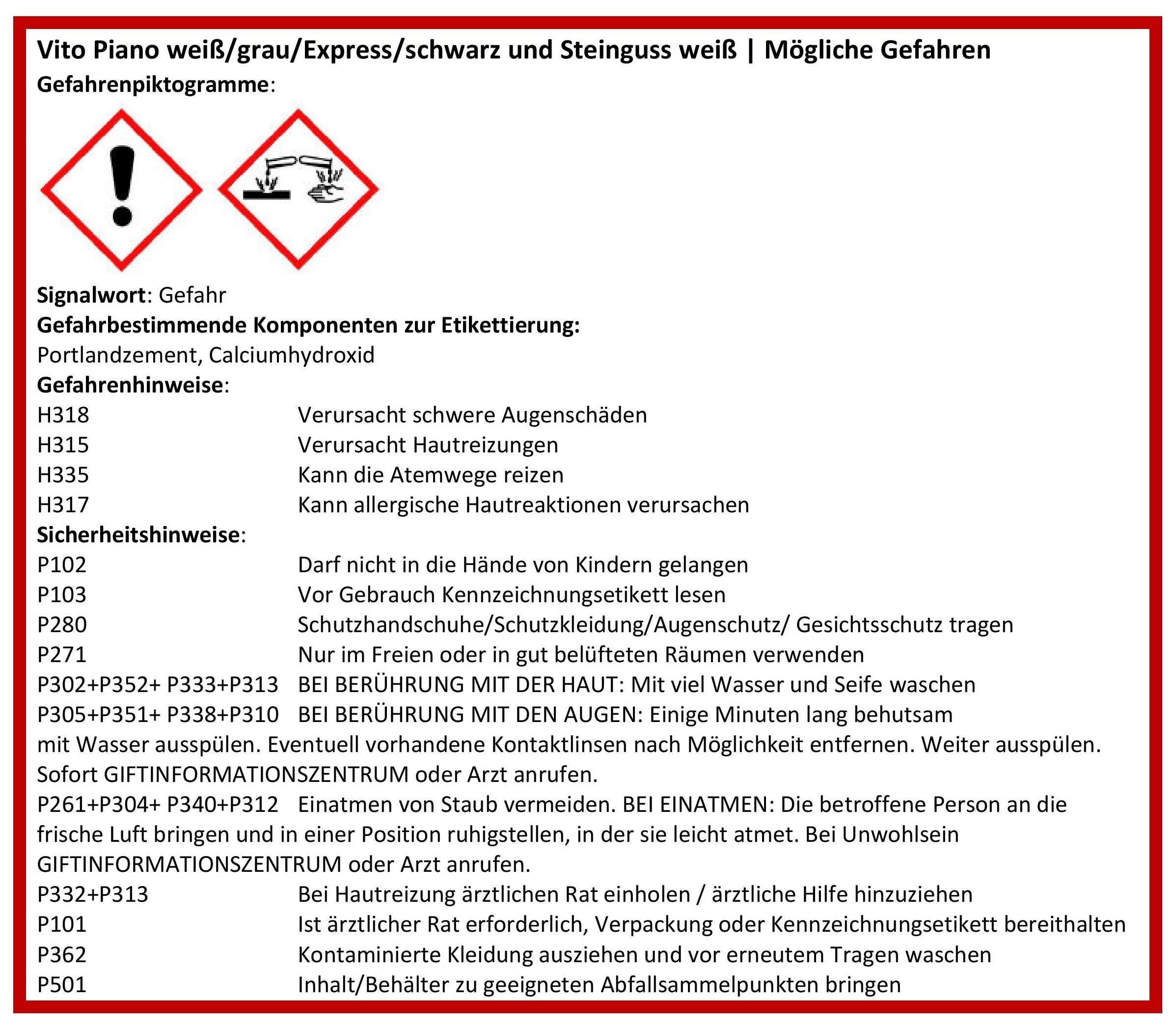 VITO ® EXPRESS Blitzbeton, grau