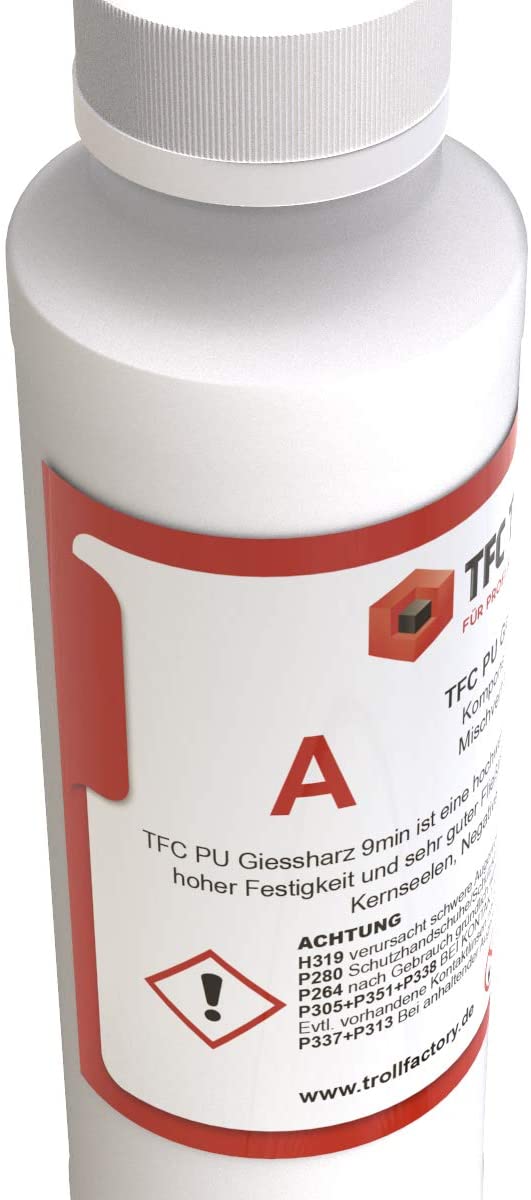 Polyment PU Giessharz Resin 9 Min. I Zweikomponenten-Giessmasse, beige I dünnflüssig