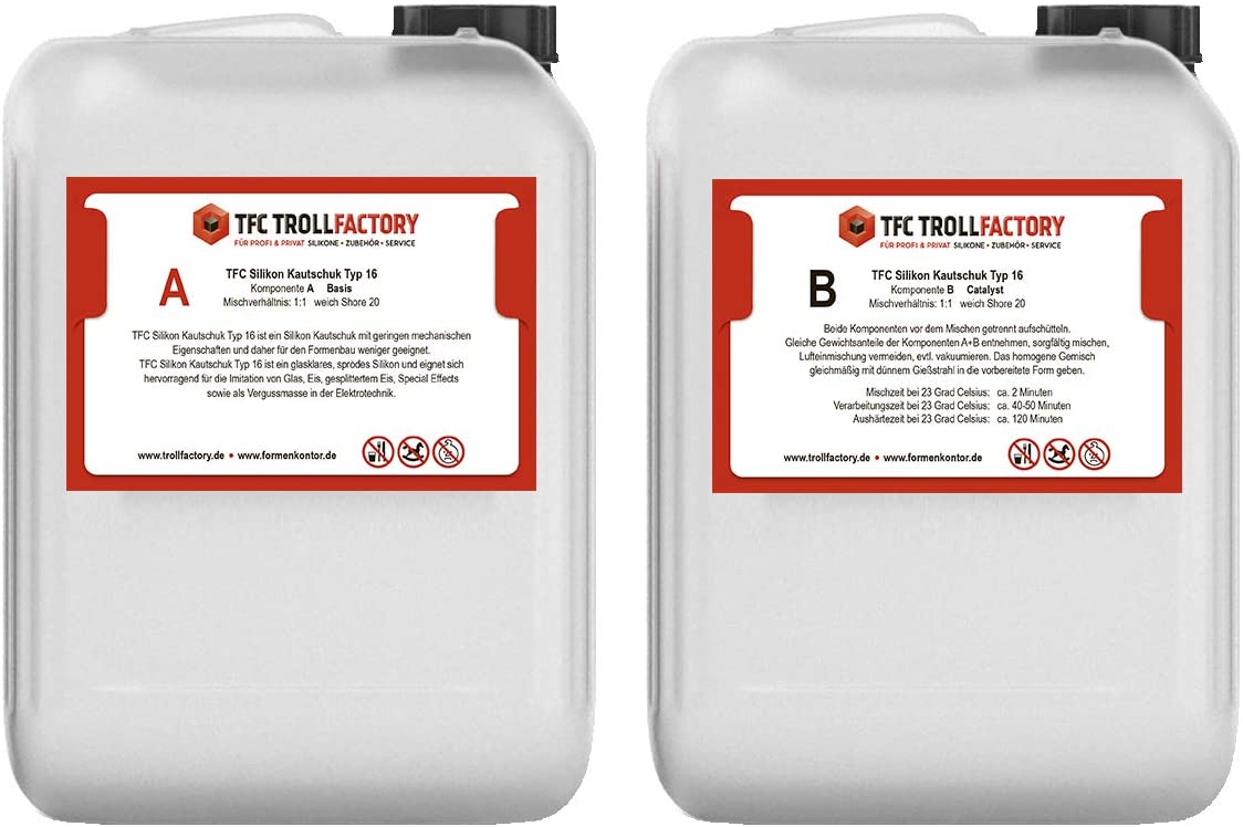 Polyment Silikon Kautschuk Typ 16 I SFX Silikon, mittelhart