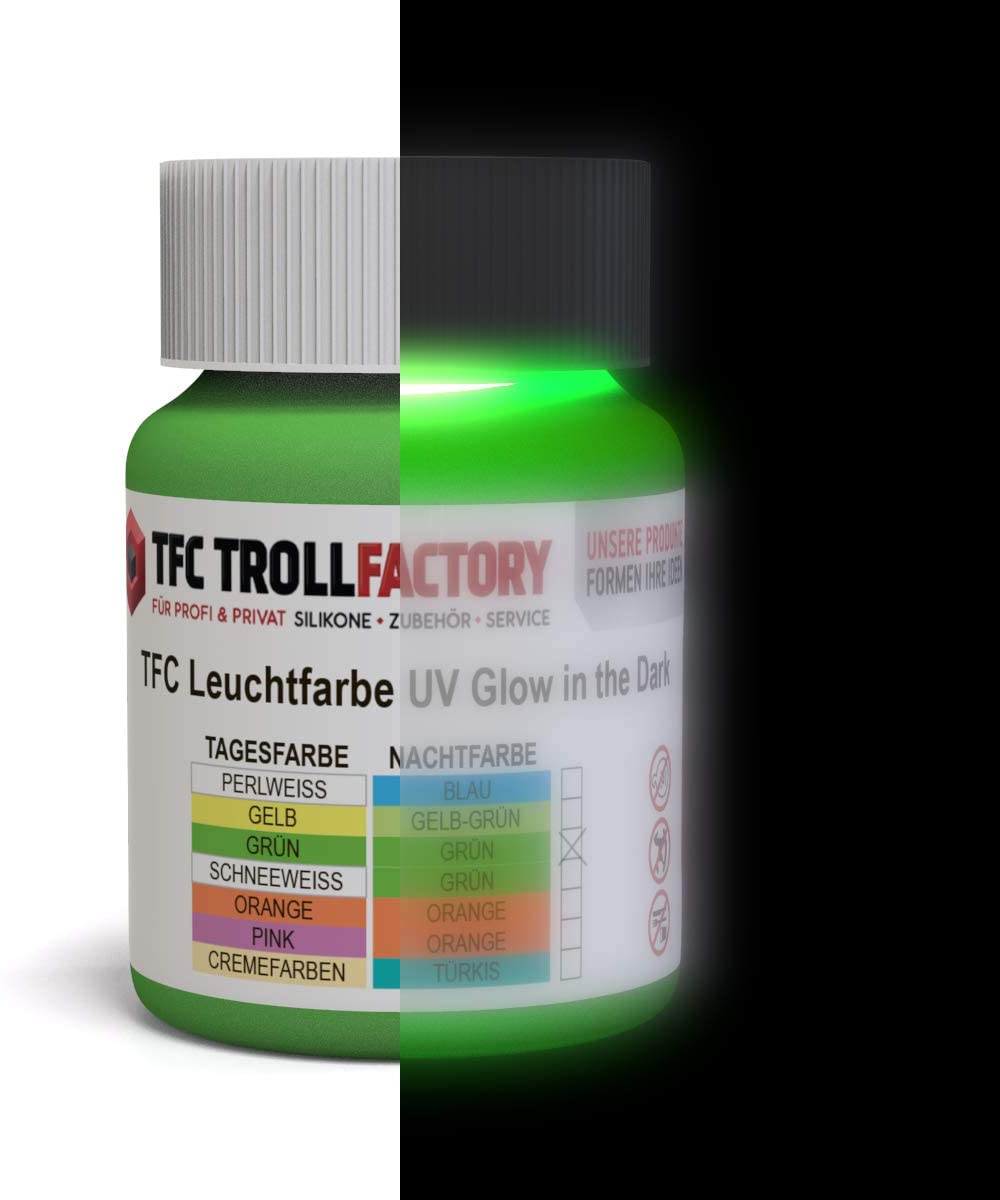 Nachleuchtfarbe Leuchtfarbe, Tagesfarbe: /Nachtfarbe: I Nachleuchtende Selbstleuchtende Wandfarbe phosphoreszierend GLOW IN THE DARK