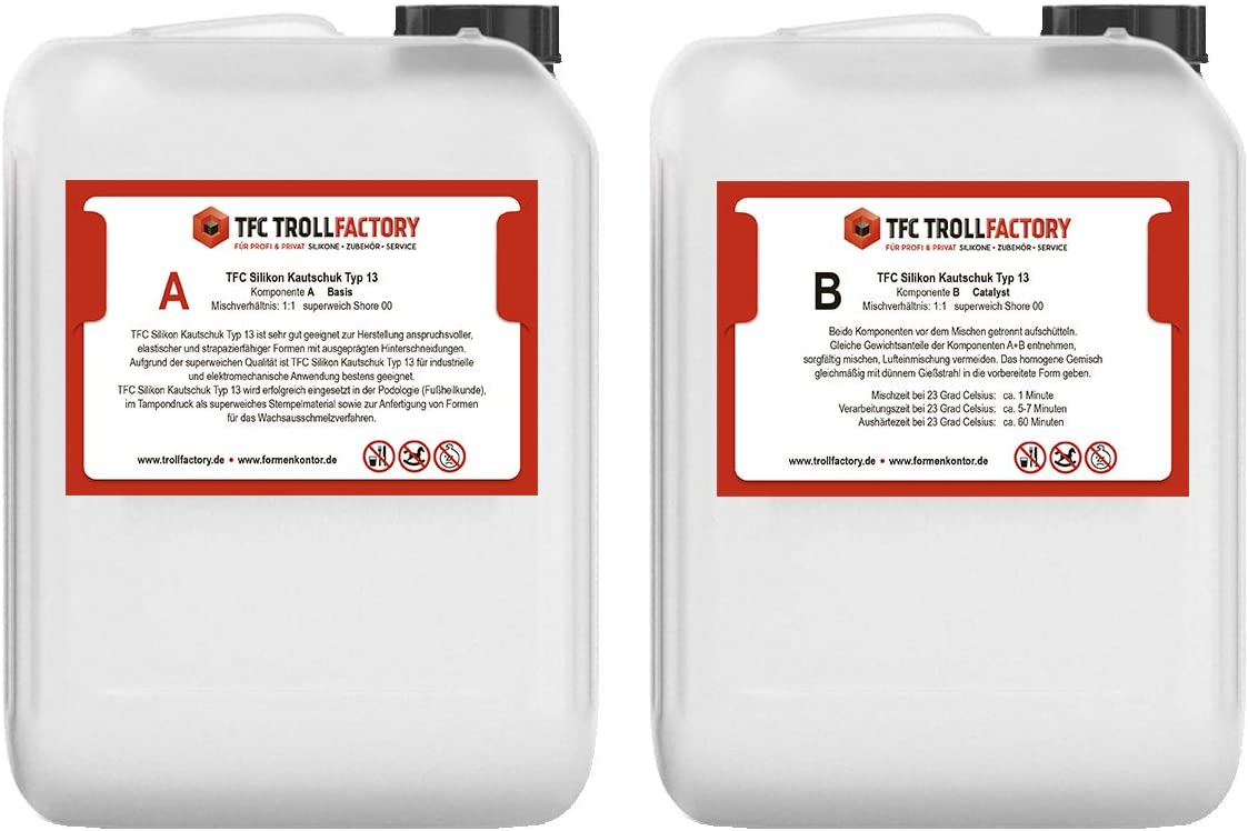 Polyment Silikon Kautschuk Typ 13 I Dubliersilikon, sehr weich