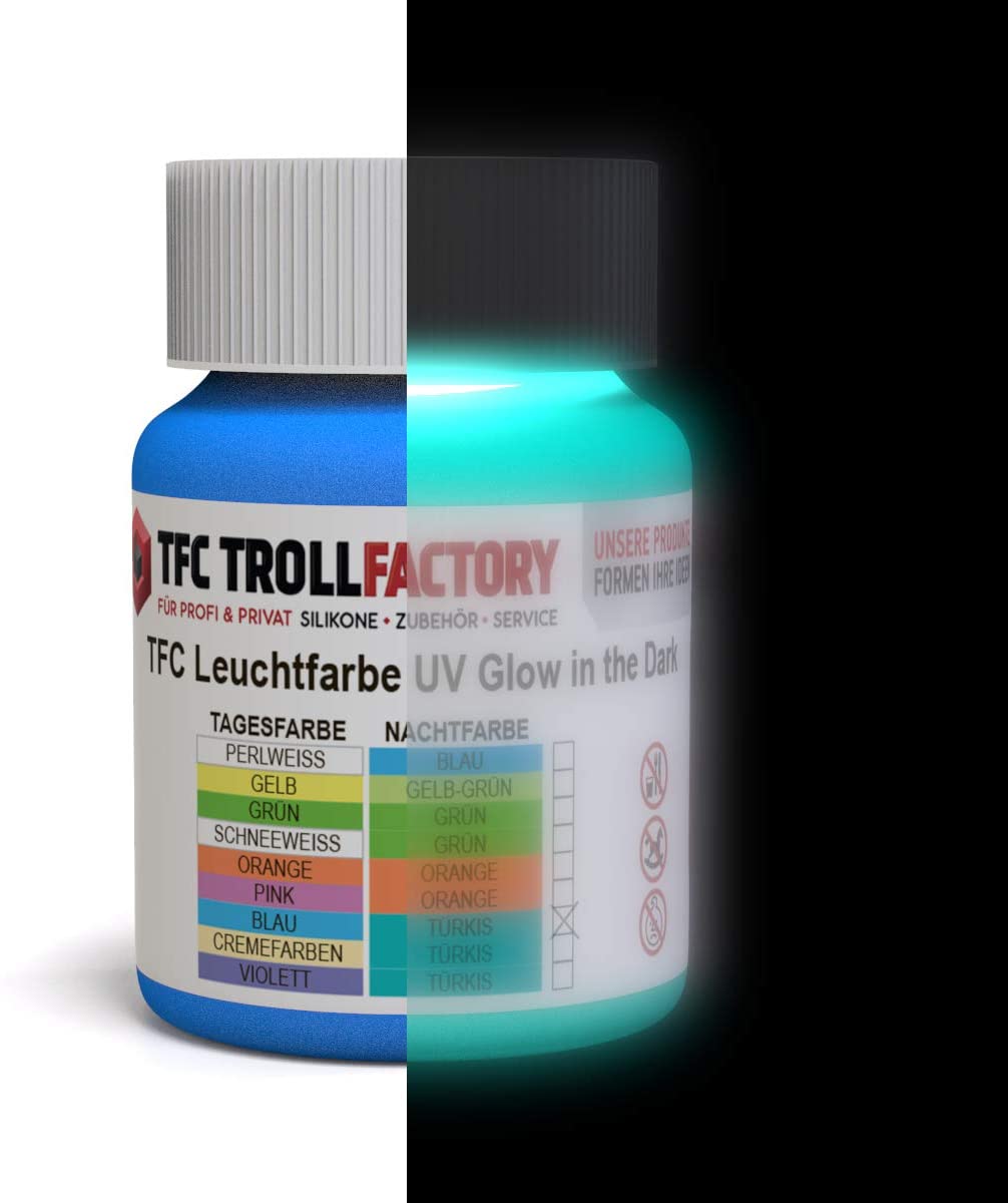 Nachleuchtfarbe Leuchtfarbe, Tagesfarbe: /Nachtfarbe: I Nachleuchtende Selbstleuchtende Wandfarbe phosphoreszierend GLOW IN THE DARK