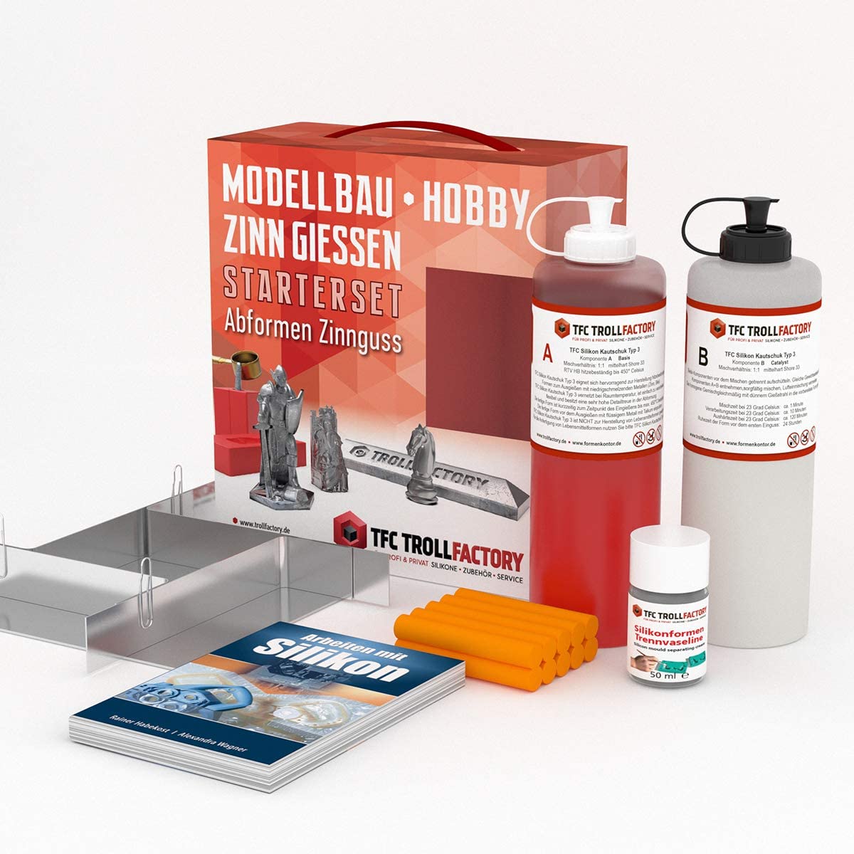 Polyment Starterset Silikon Kautschuk Formenbau HB groß