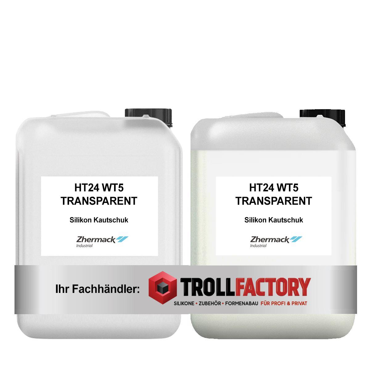 Zhermack Silikon Kautschuk HT24 WT5 TRANSPARENT Shore 24 10kg