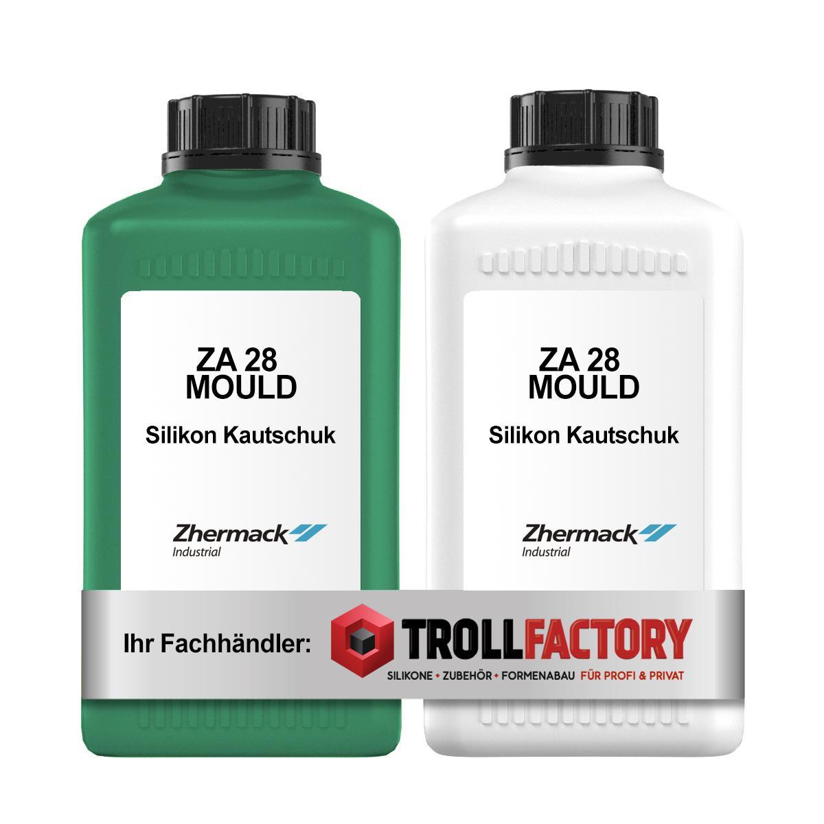 Zhermack Silikon Kautschuk ZA 28 MOULD Shore Härte 28 mittelhart