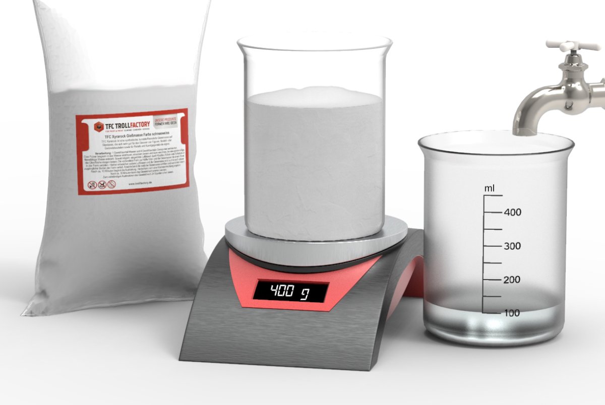 Abformset Alginat 3D Baby Hand Fuß Relief