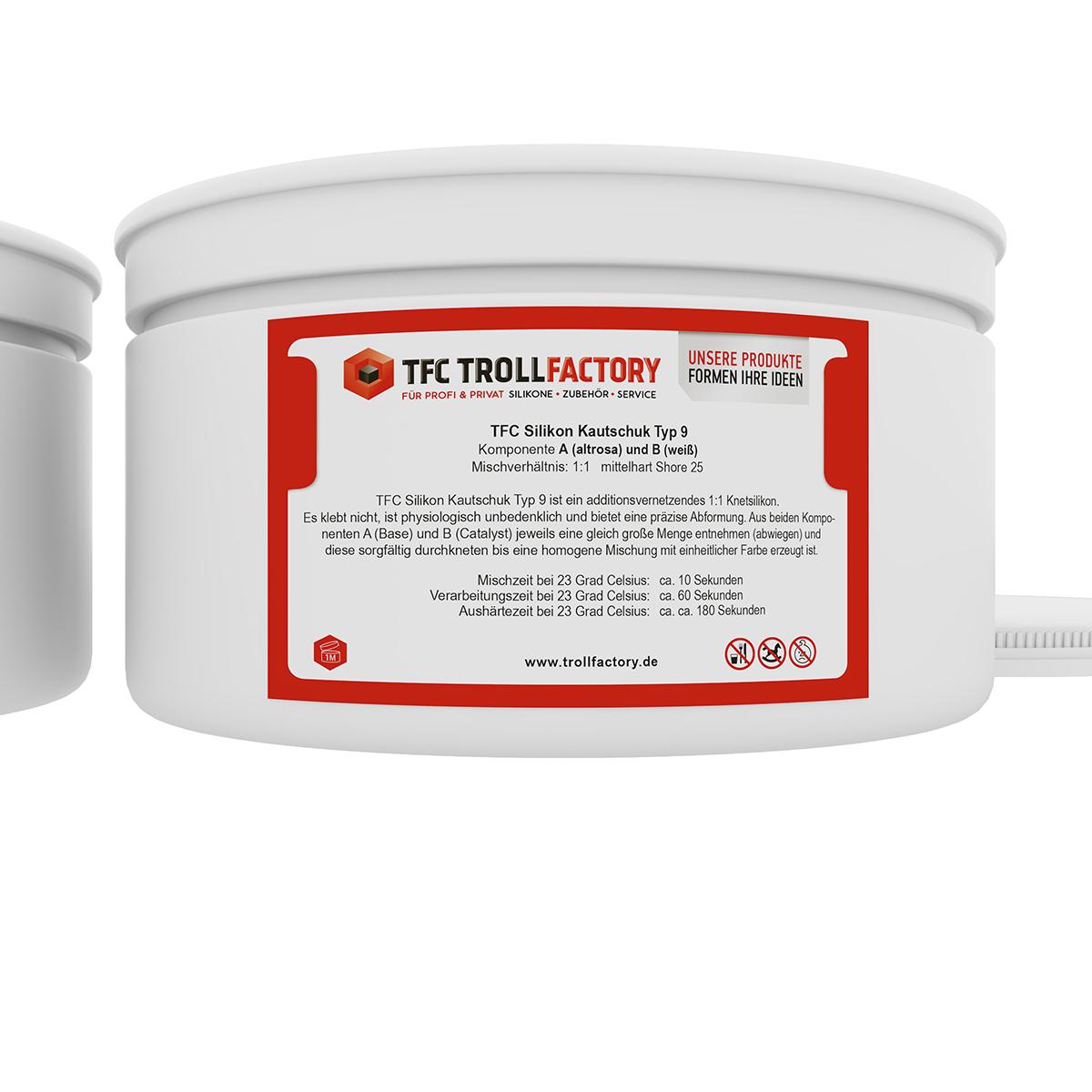 Polyment Silikon Kautschuk Typ 9 I Knetsilikon, mittelhart