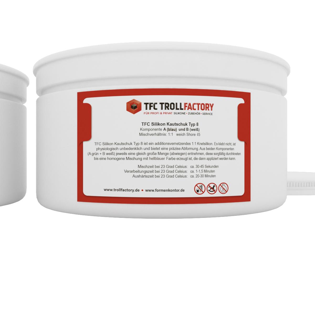 Polyment Silikon Kautschuk Typ 8 I Knetsilikon, weich I