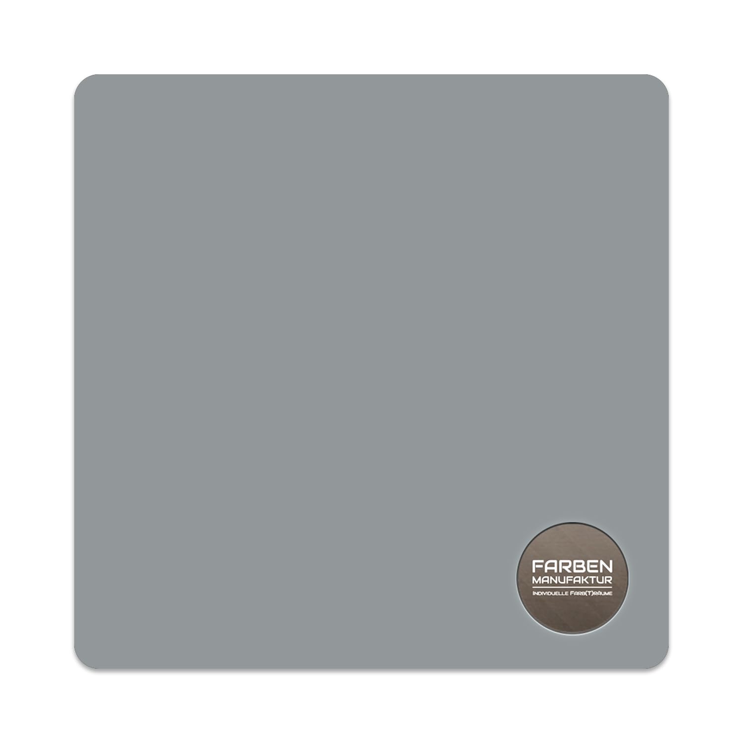 Farben Manufaktur Wandfarbe grau Innenwandfarbe Innenfarbe matt grau RAL Profi direkt deckend 5L, Farbe: RAL 7042 Verkehrsgrau A