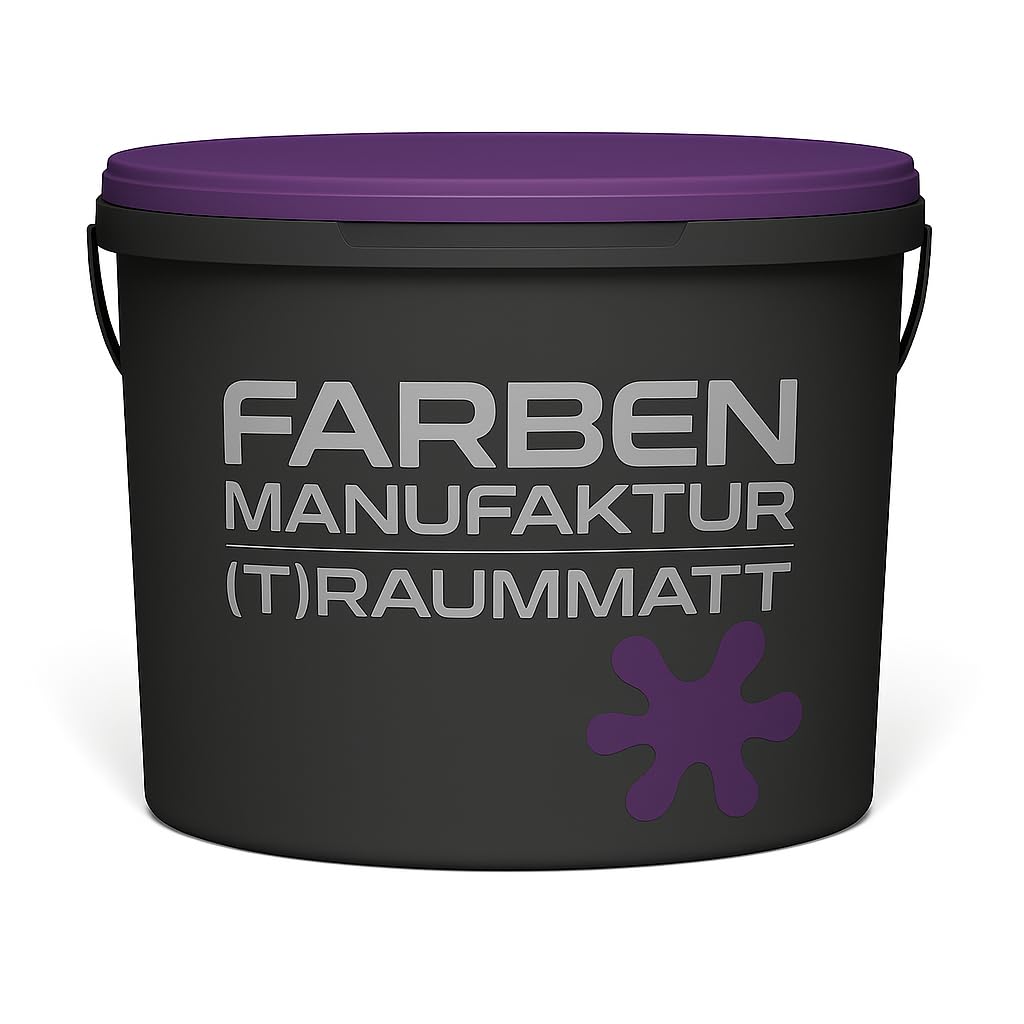 Farben Manufaktur (T) raummatt Wandfarbe Innenwandfarbe Innenfarbe Dispersionsfarbe Trendfarbe 2022 1/2/5/10L, Farbe: luftiges rosa, Größe: 2L