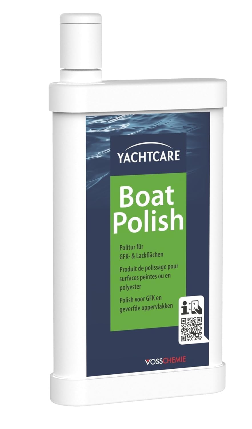 Yachtcare Boat Polish 500ml – Bootspolitur & Gelcoat Politur für GFK- und Lackflächen – Boot, Wohnmobil, Caravan, KFZ