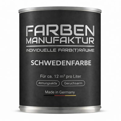 Schwedenfarbe Holzfarbe Außen Wetterfest – Holzschutzfarbe für Fassade, Gartenhaus, Zaun & Scheune – Diffusionsoffen & Nachhaltig Wetterschutzfarbe 1/2/5L, Größe: 2L, Farbe: Schweden moosgrün