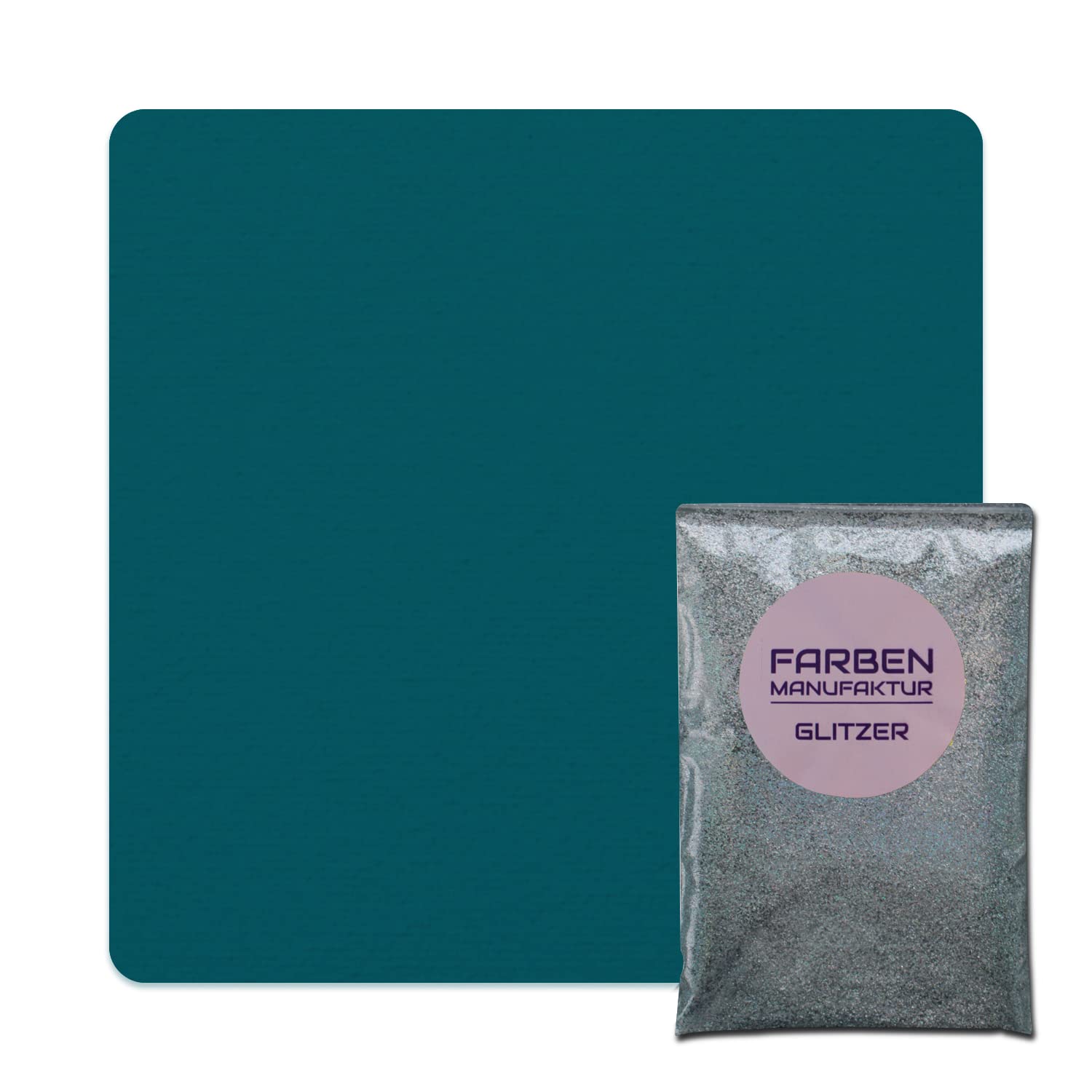 Wandfarbe Glitzerfarbe Kreidefarbe auf Kreidebasis mit Glitzer Innenfarbe Innenwandfarbe Glam Ladies Collection f5L, Farbe: Flamingo mit Gold Glitzer