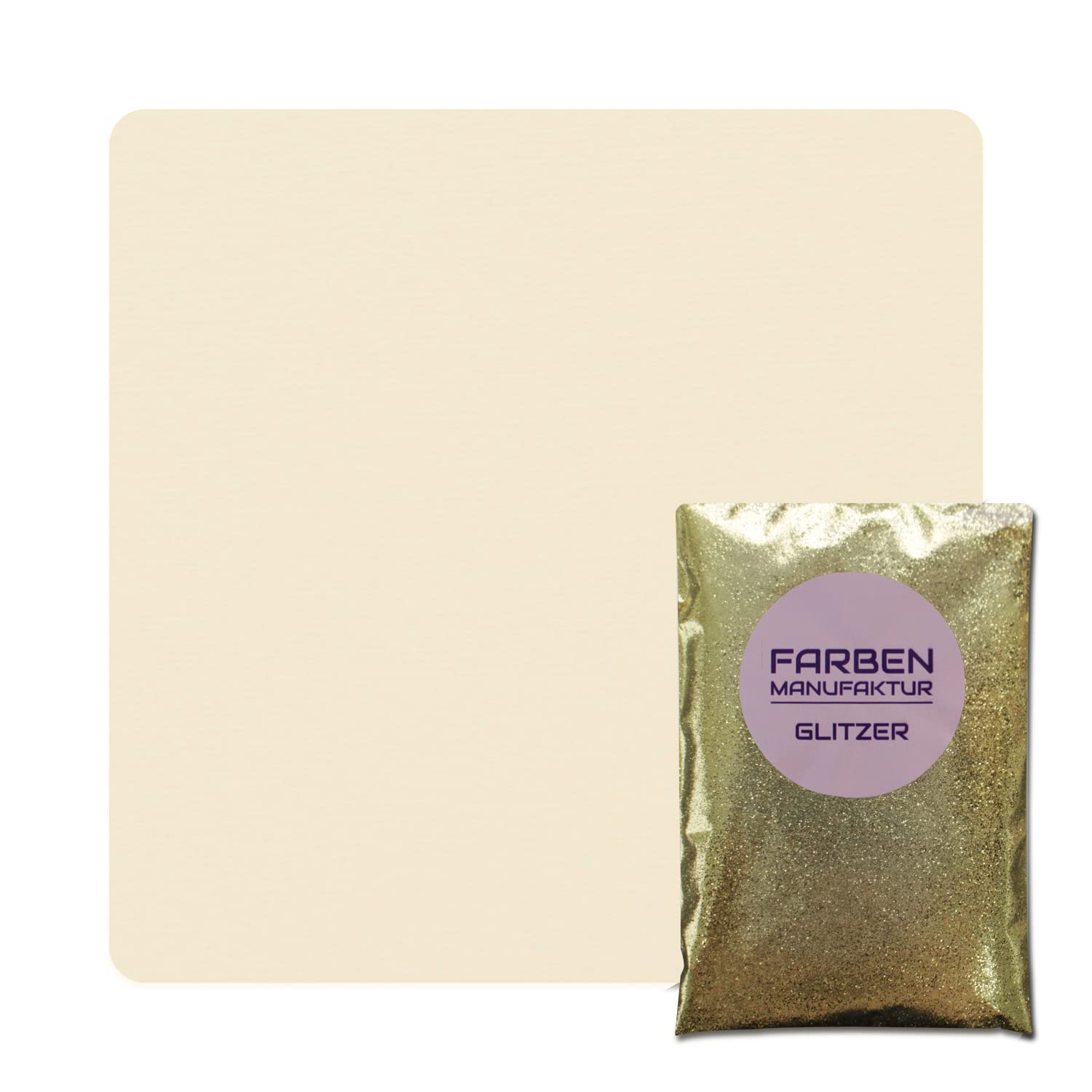 Wandfarbe Glitzerfarbe Kreidefarbe auf Kreidebasis mit Glitzer Innenfarbe Innenwandfarbe Glam Ladies Collection f5L, Farbe: Flamingo mit Gold Glitzer