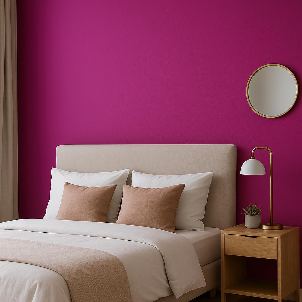 Farben Manufaktur (T) raummatt Wandfarbe Innenwandfarbe Innenfarbe Dispersionsfarbe Trendfarbe 2022 1/2/5/10L, Farbe: luftiges rosa, Größe: 2L
