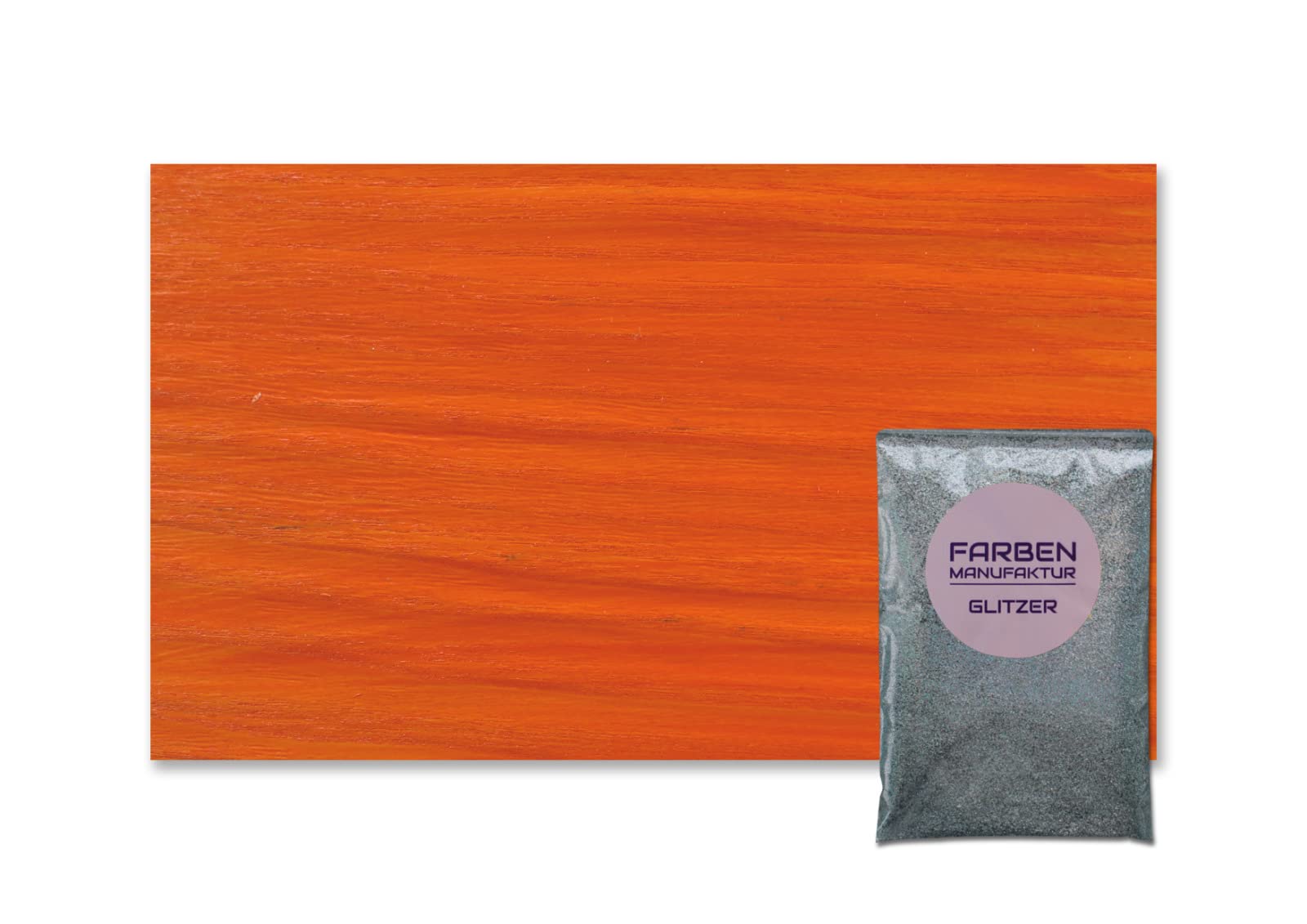 Farben Manufaktur Holzfarbe Glitzer Glitzerfarbe Wetterschutzfarbe Holzschutzfarbe Holzlack 1L, Farbe: hellgrau silber Glitzer