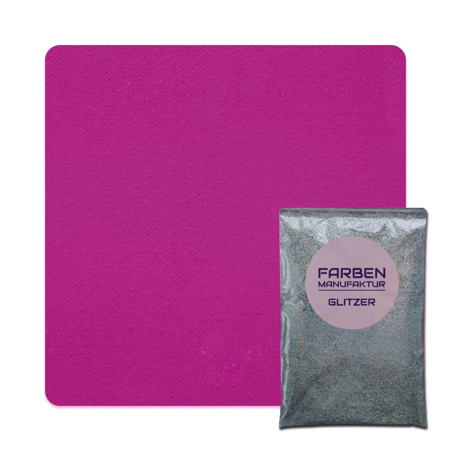 Wandfarbe Glitzerfarbe Kreidefarbe auf Kreidebasis mit Glitzer Innenfarbe Innenwandfarbe Glam Ladies Collection f5L, Farbe: Flamingo mit Gold Glitzer