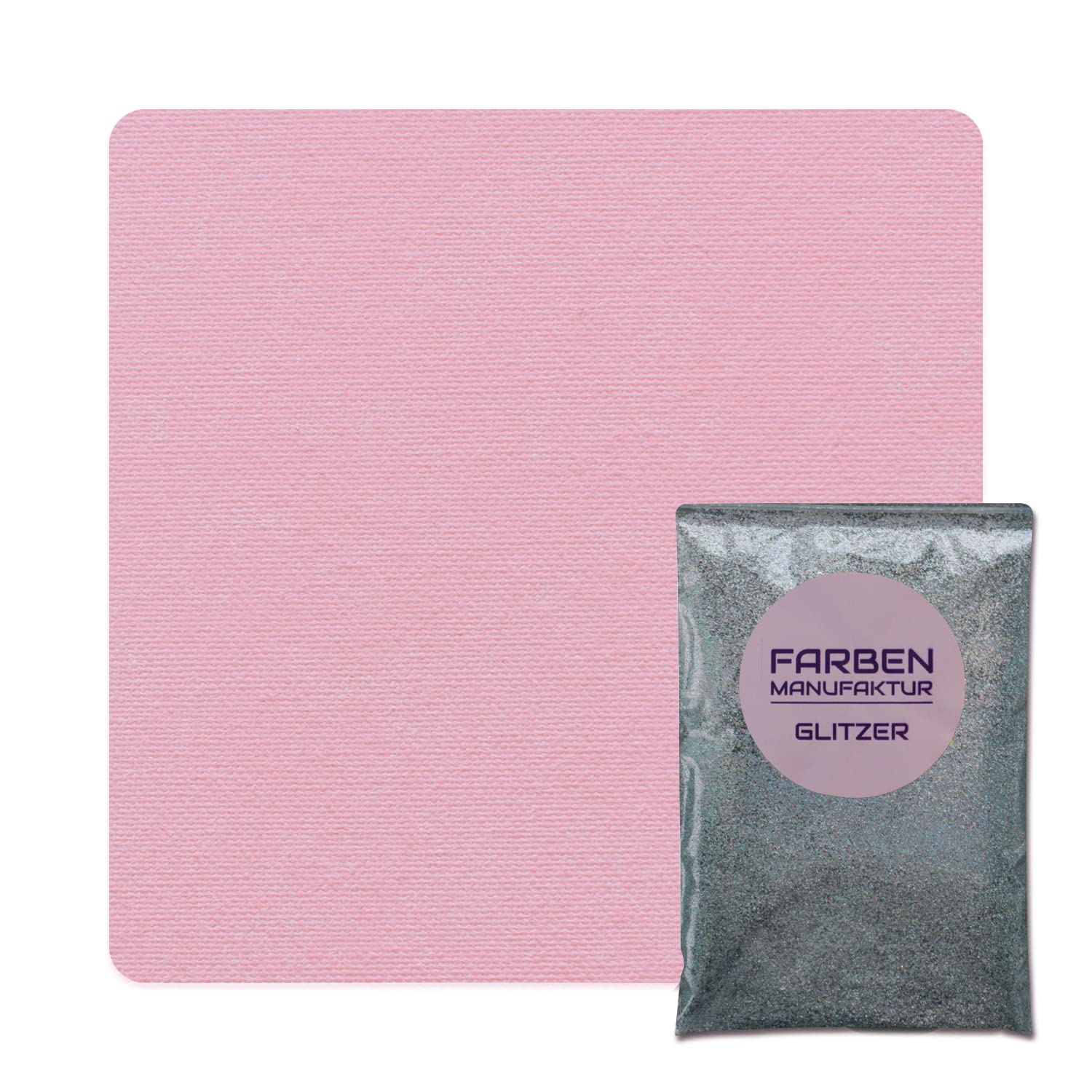 Wandfarbe Glitzerfarbe Kreidefarbe auf Kreidebasis mit Glitzer Innenfarbe Innenwandfarbe Glam Ladies Collection f5L, Farbe: Flamingo mit Gold Glitzer