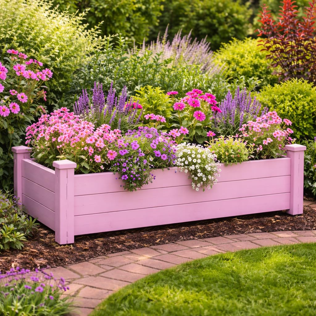 Farben Manufaktur Holzfarbe Holzdeckfarbe Wetterschutzfarbe Holzschutzfarbe bunte Trendtöne 2L, Farbe: pink
