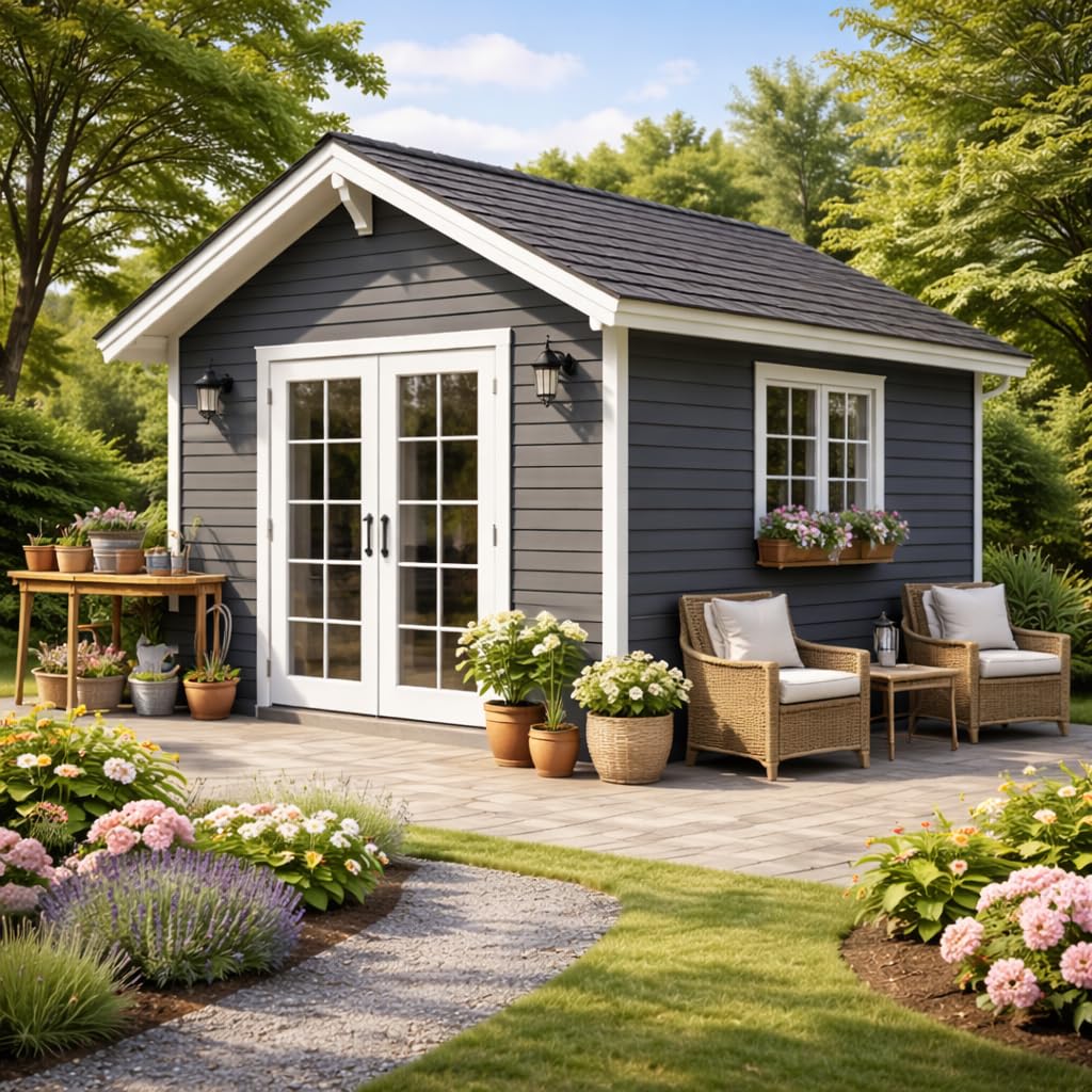 Schwedenfarbe Holzfarbe Außen Wetterfest – Holzschutzfarbe für Fassade, Gartenhaus, Zaun & Scheune – Diffusionsoffen & Nachhaltig Wetterschutzfarbe 1/2/5L, Größe: 2L, Farbe: Schweden moosgrün
