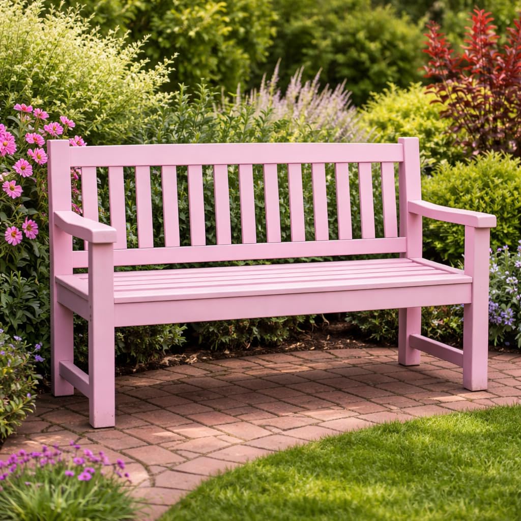 Farben Manufaktur Holzfarbe Holzdeckfarbe Wetterschutzfarbe Holzschutzfarbe bunte Trendtöne 2L, Farbe: pink