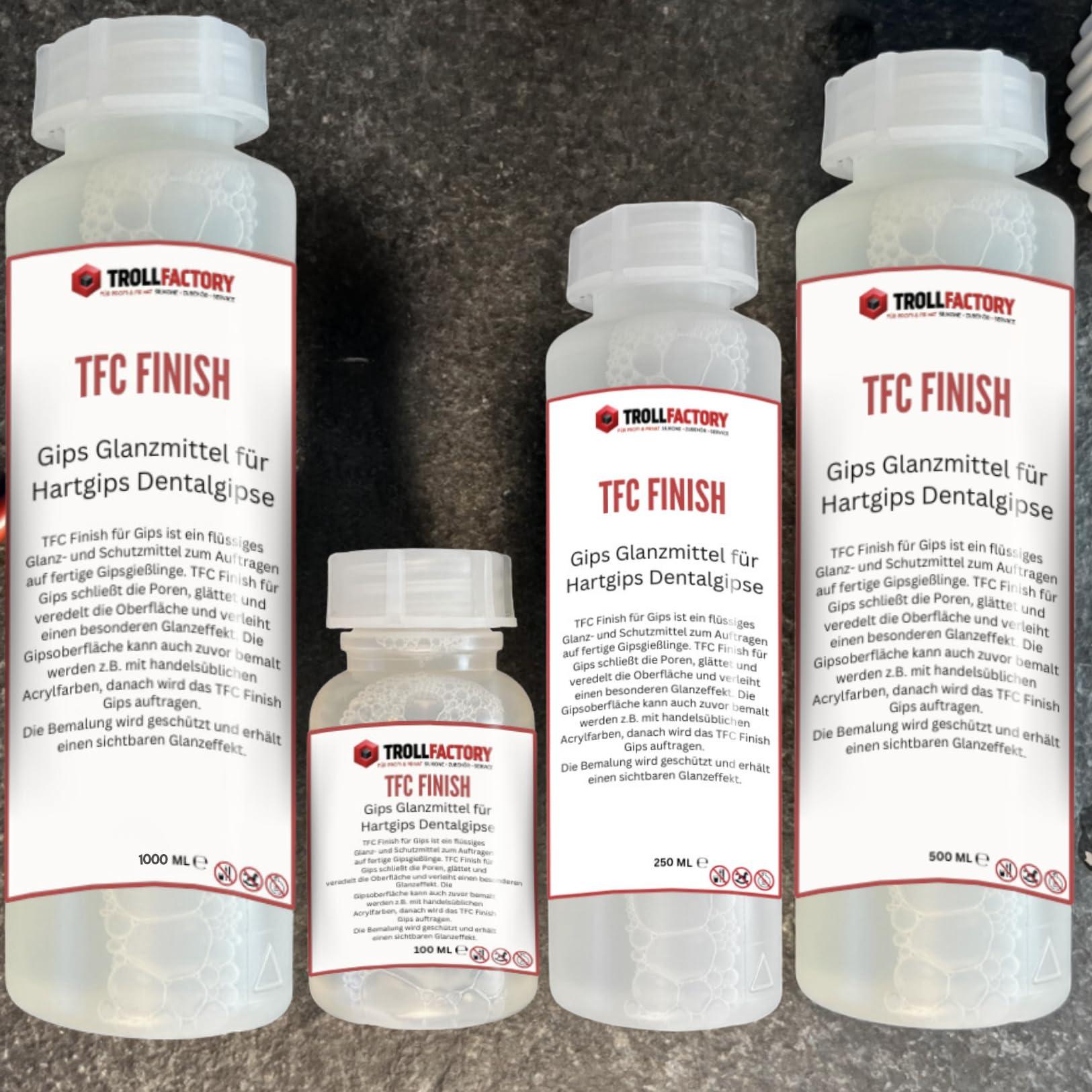TFC Finish Gips Glanzmittel für Hartgips Dentalgipse 100ml