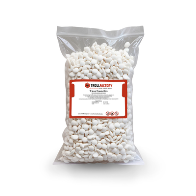 Tauchwachs Kerzenwachs weiß Wachspastillen