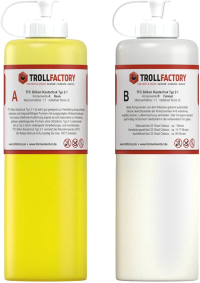 Silikon Kautschuk Typ 2-1 I Dubliersilikon dünnflüssig I mittelhart