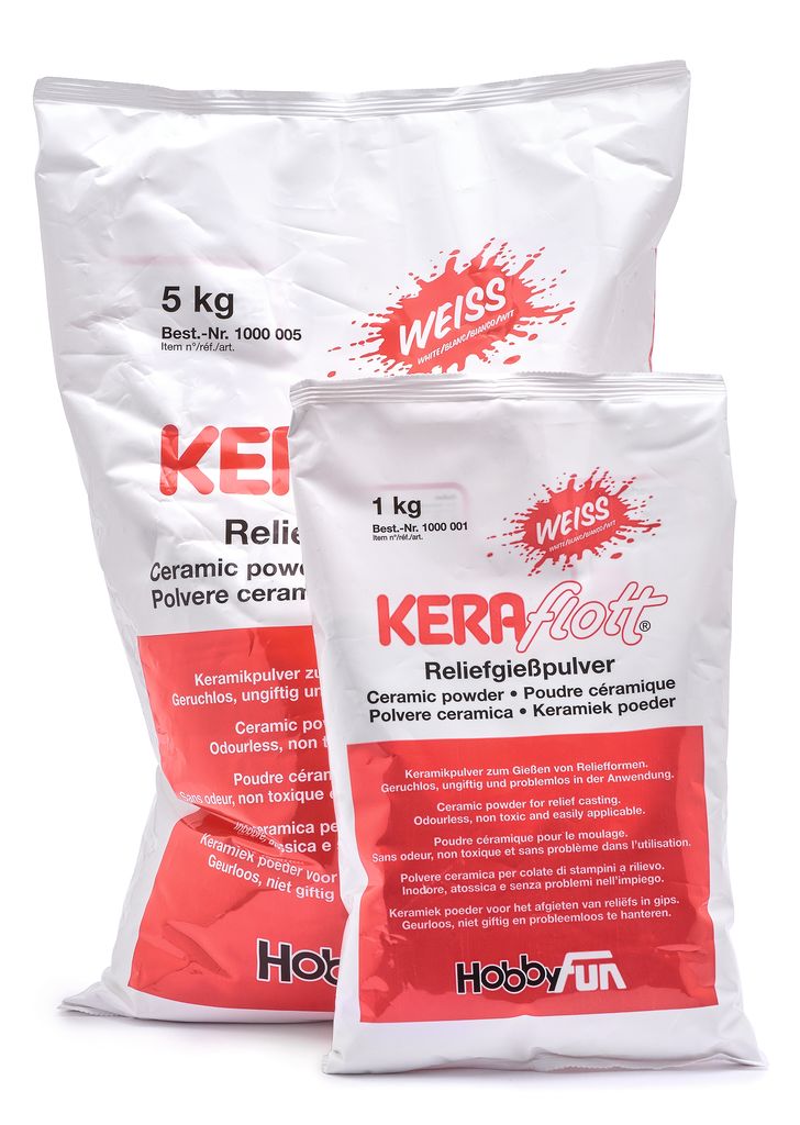 Keraflott Giessmasse weiss 25 KG