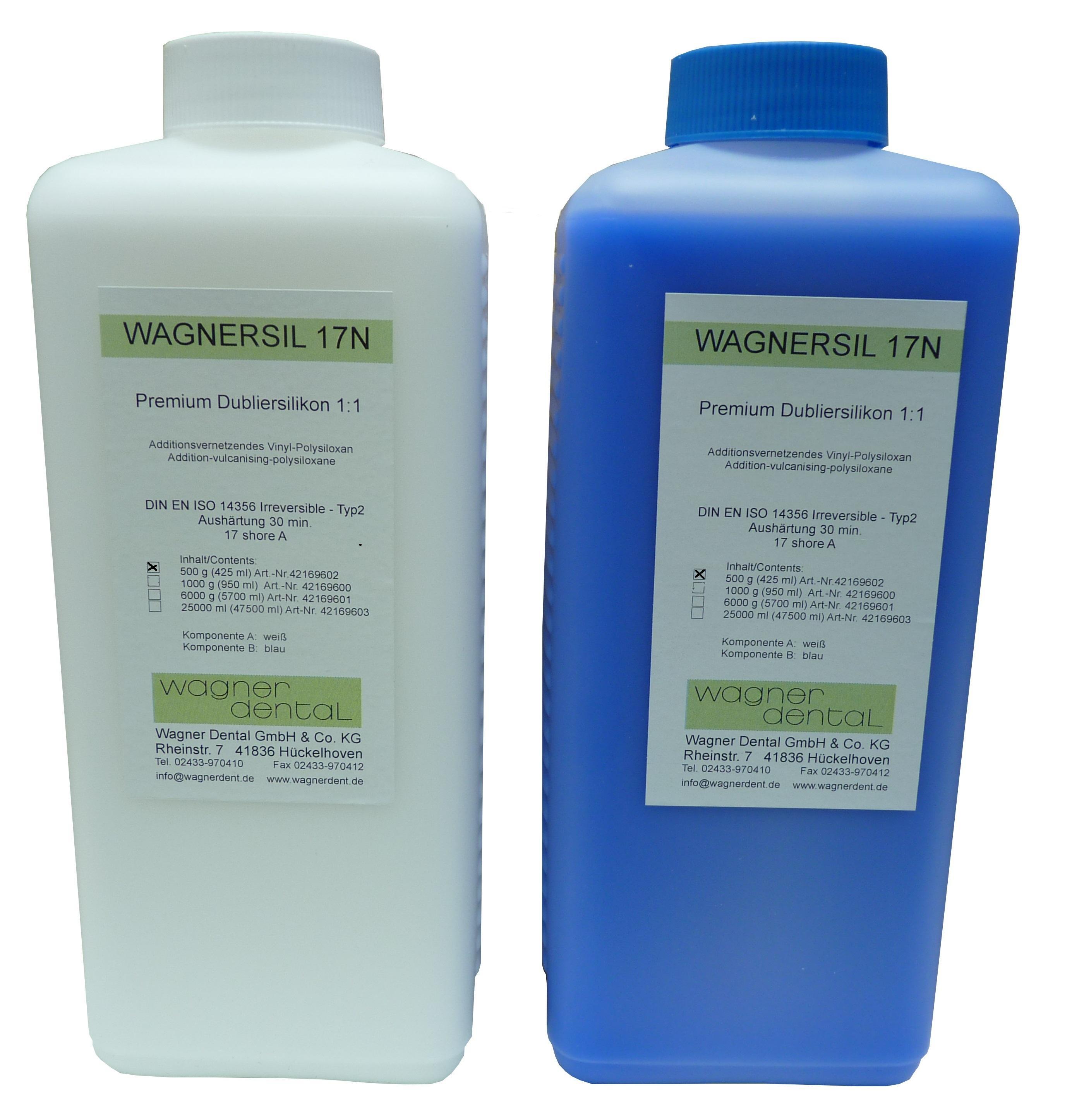 Wagnersil Premium 17 N blau Shore 17 EFZ 30 min 1:1